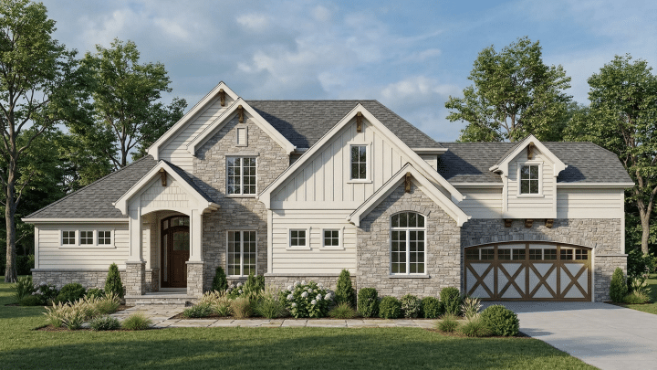 Glenwood House Plan Rendering