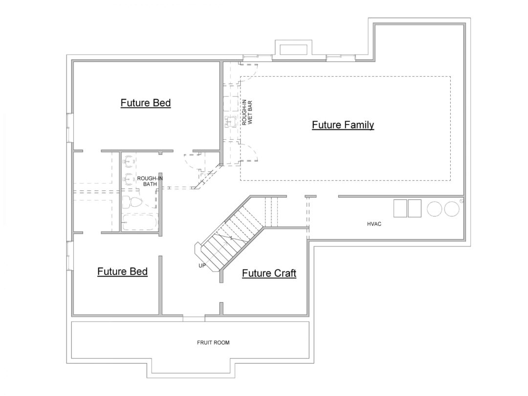 Eagle Island Lower Level House Plan