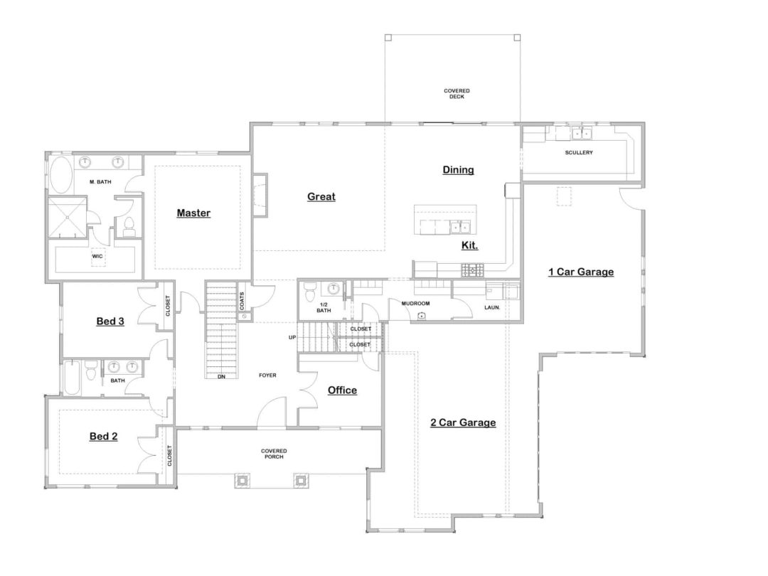 Northridge Main Level House Plan