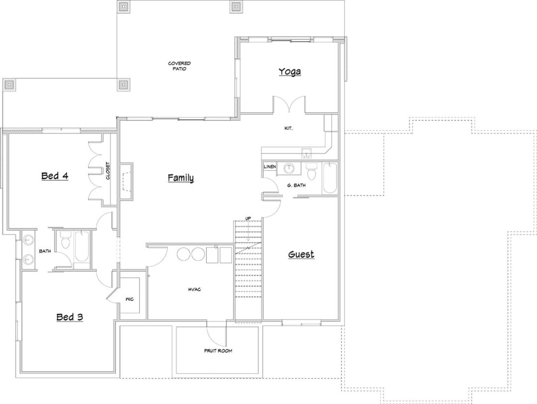 Rambler-Finsmara Lower Level Floor Plan