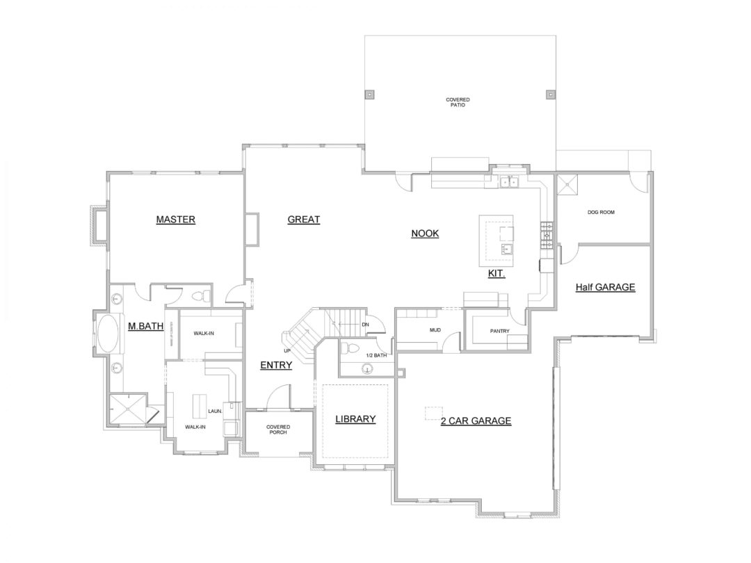 Montereau Main Level House Plan