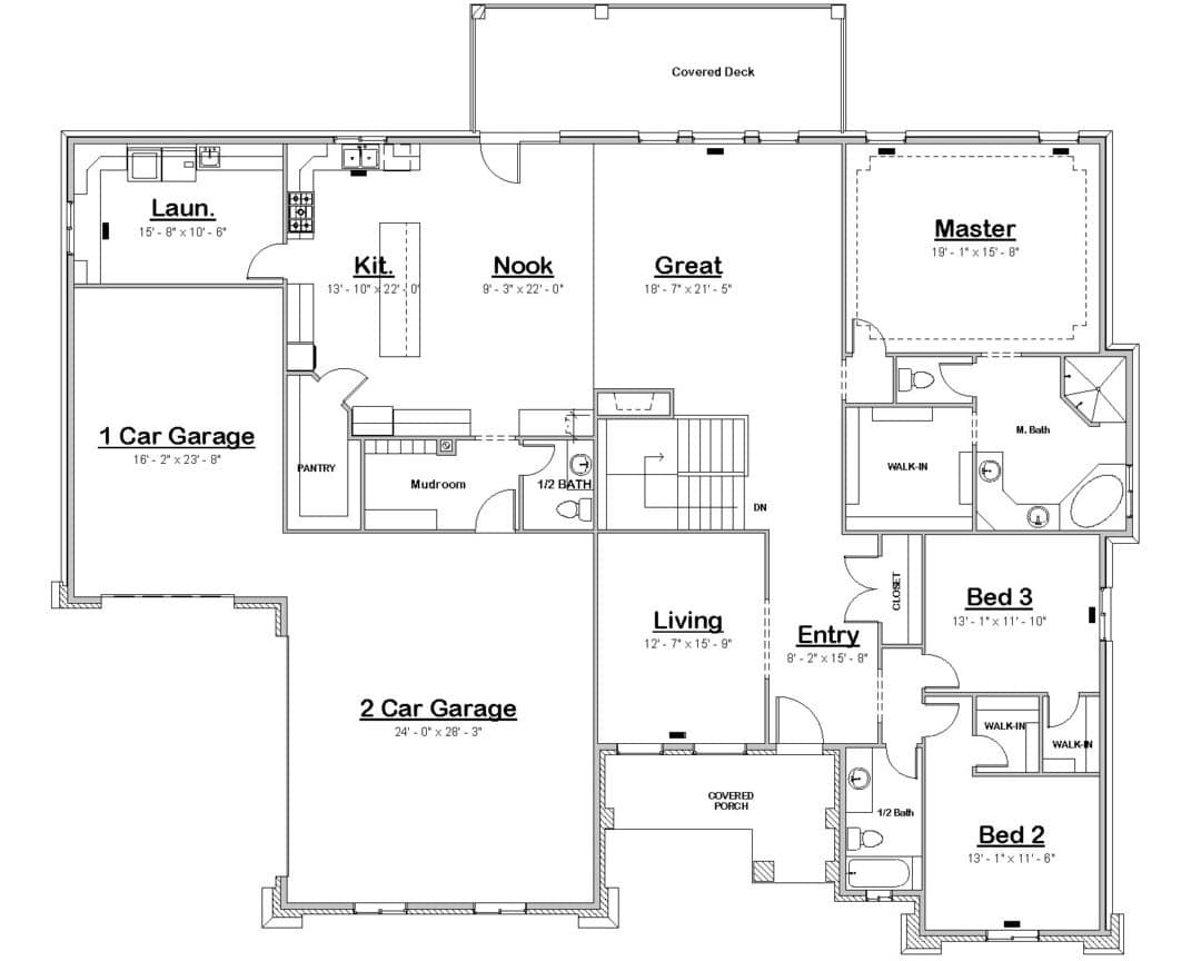 Oakcrest House Plan