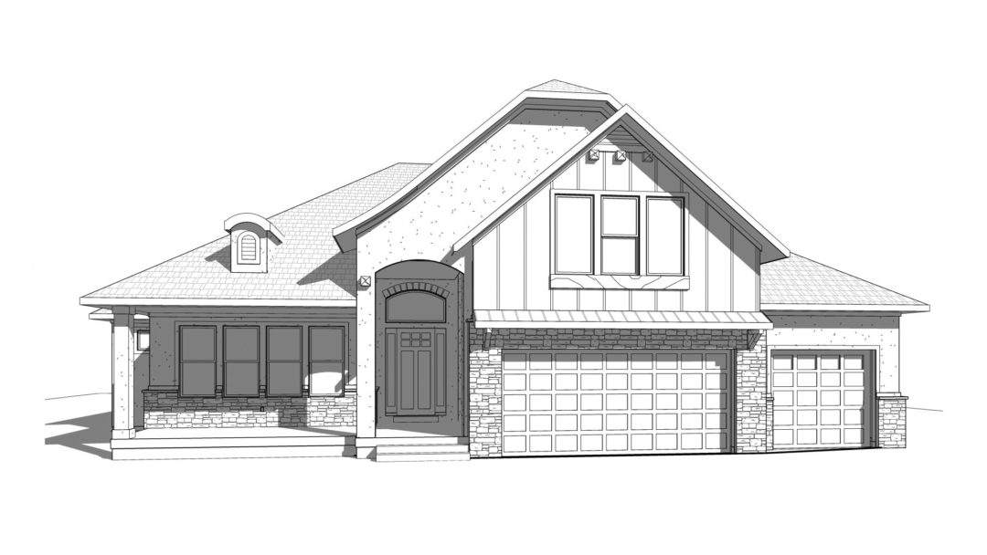 carmen house plan 3d rendering