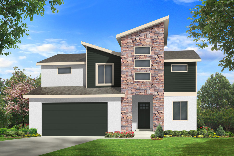 dorsa house plan 3d rendering