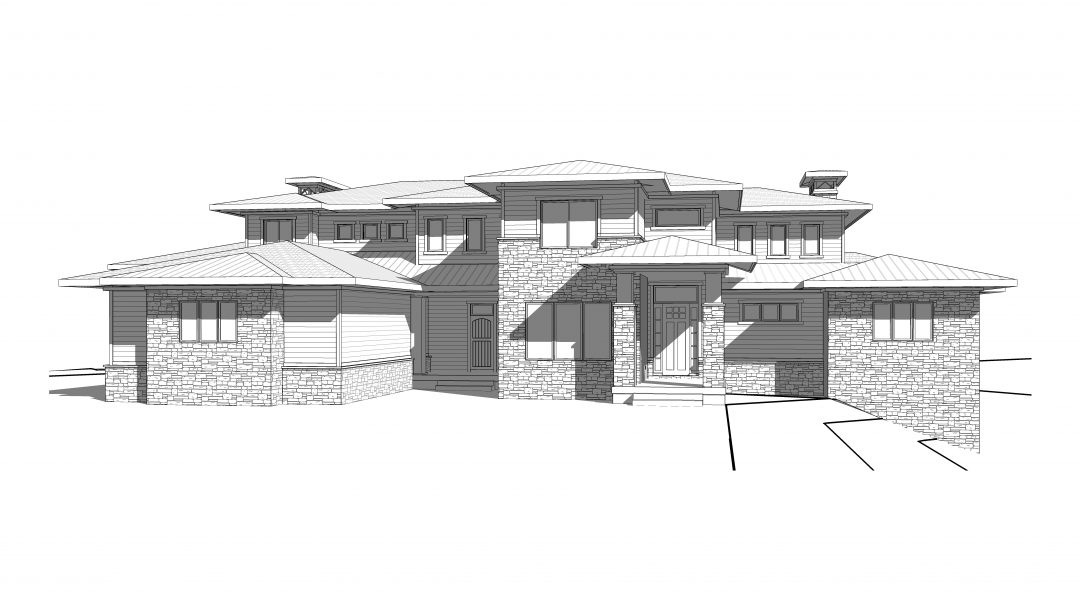 atlas hills house plan 3d rendering