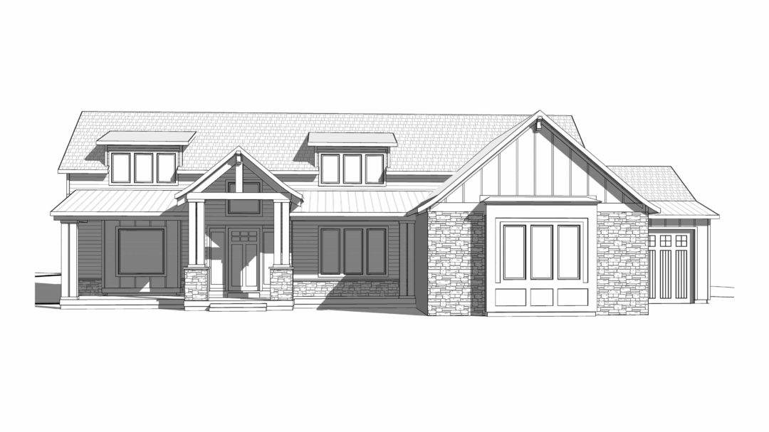 Cascade Springs Rendering House Plan