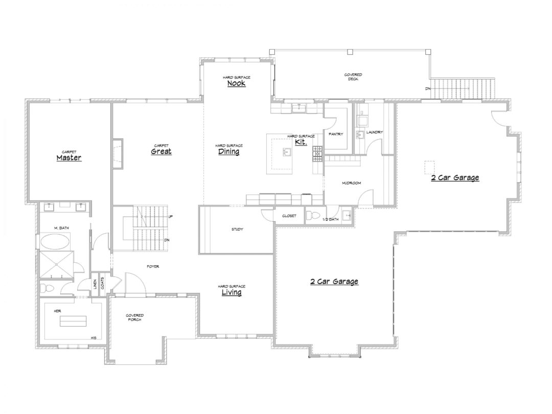 Riverbend Main Level House Plan