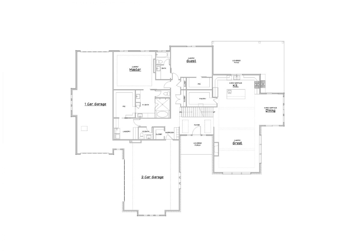 Rose Canyon Main Level House Plan