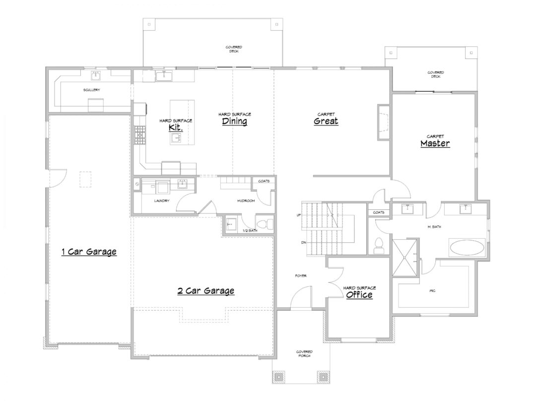 Cedar Ridge Main Level House Plan