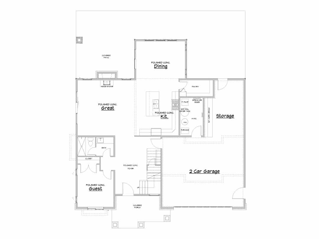 Alpine Slopes House Plan Main Level