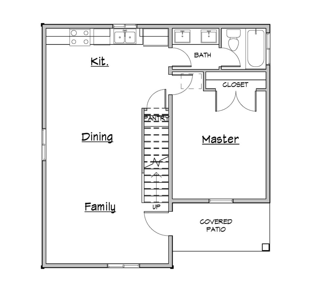 Crystal Main Floor House Plan