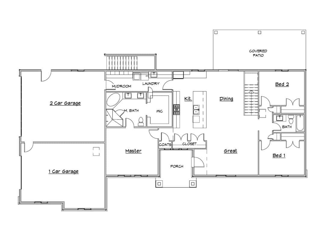 Denali House Plan Main Level