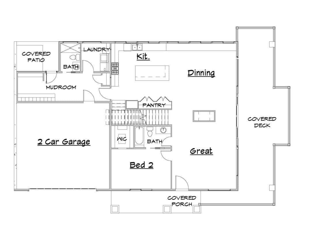 Wolcott House Plan