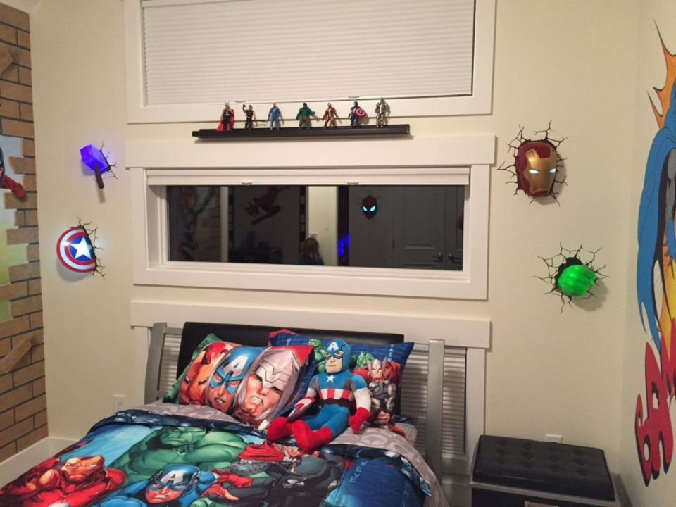 Avengers Bedroom Decorating Ideas Shelly Lighting