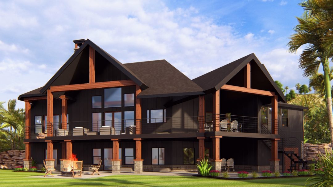 Deer Creek - Craftsman House Plan Rendering