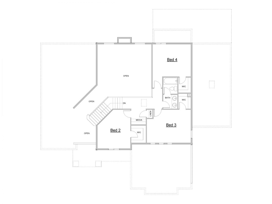 Eagle Island Upper Level House Plan