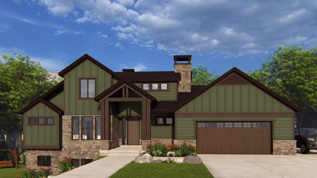 Woodhaven - Craftsman House Plan Rendering