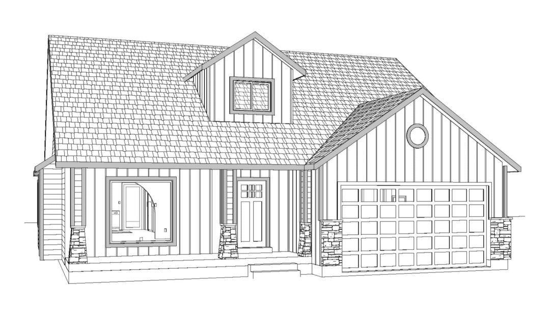 Hannaville House Plan Elevation