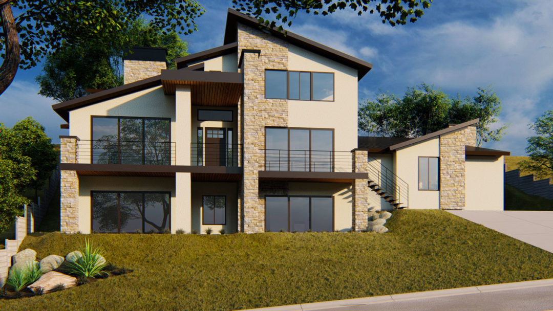 Grand Ledge House Plan Rendering