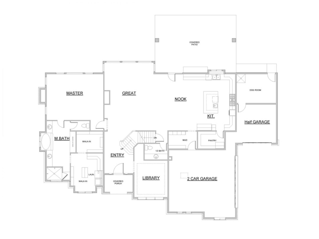 Montereau Main Level House Plan