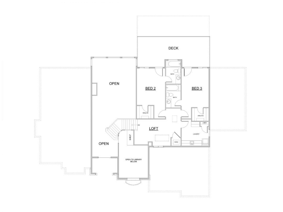 Montereau Upper Level House Plan