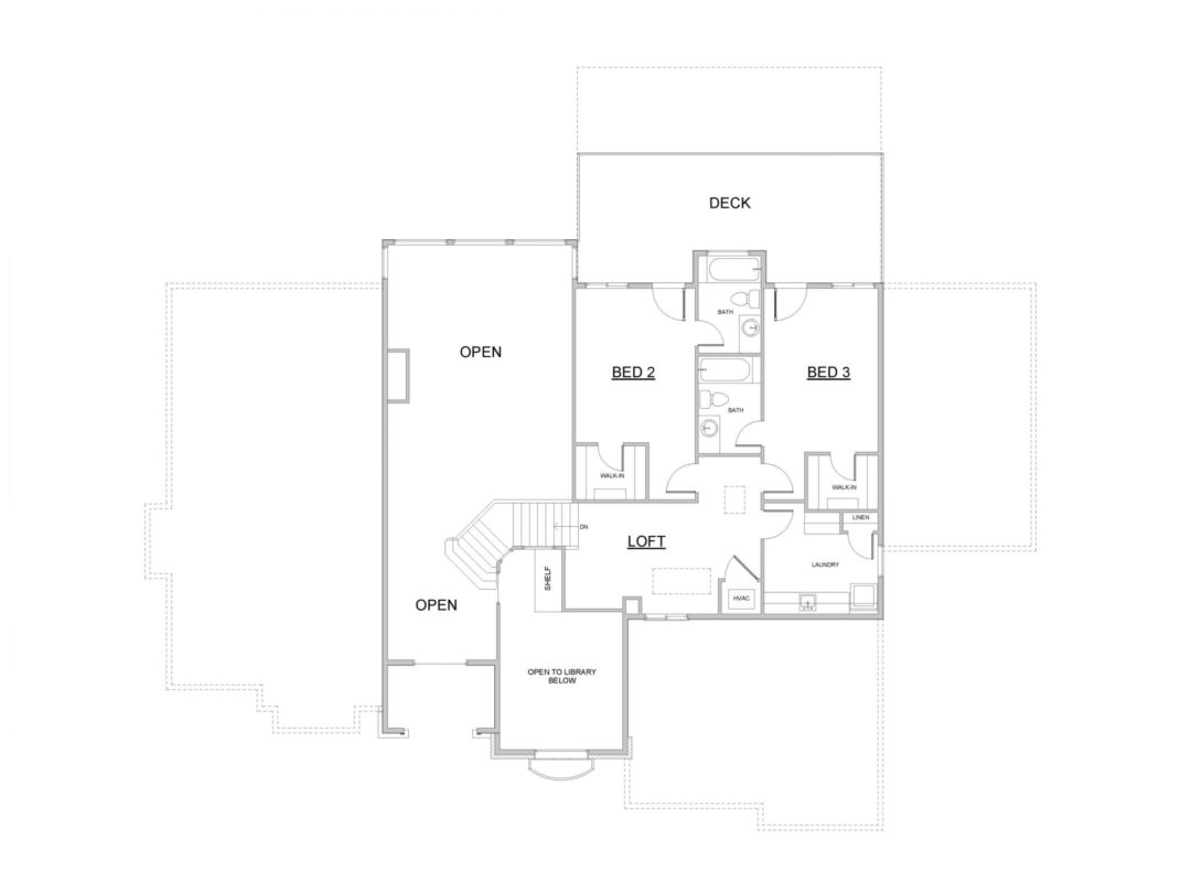 Montereau Upper Level House Plan