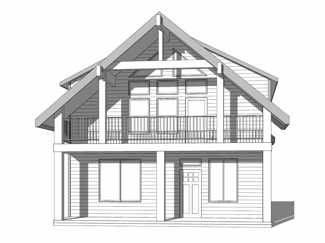 Moreno House Plan Floor Plan 3D Rendering