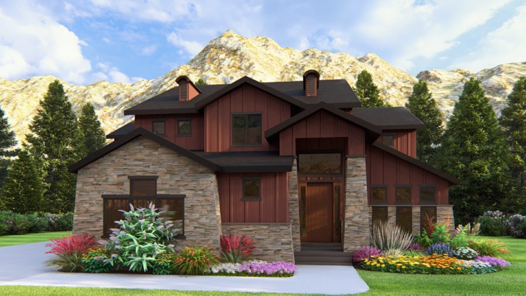 Pasadena - Craftsman House Plan Rendering