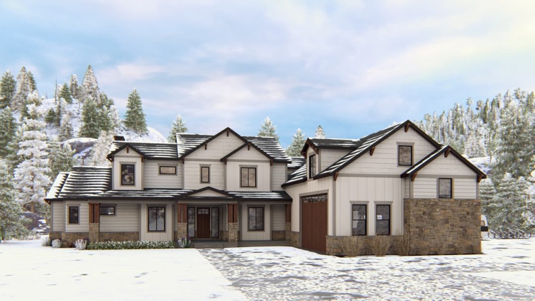 Tahoe - Craftsman House Plan Rendering