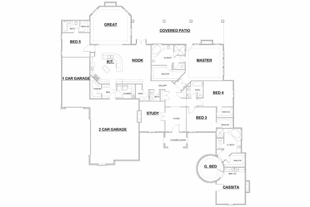 Terracina Main Level House Plan