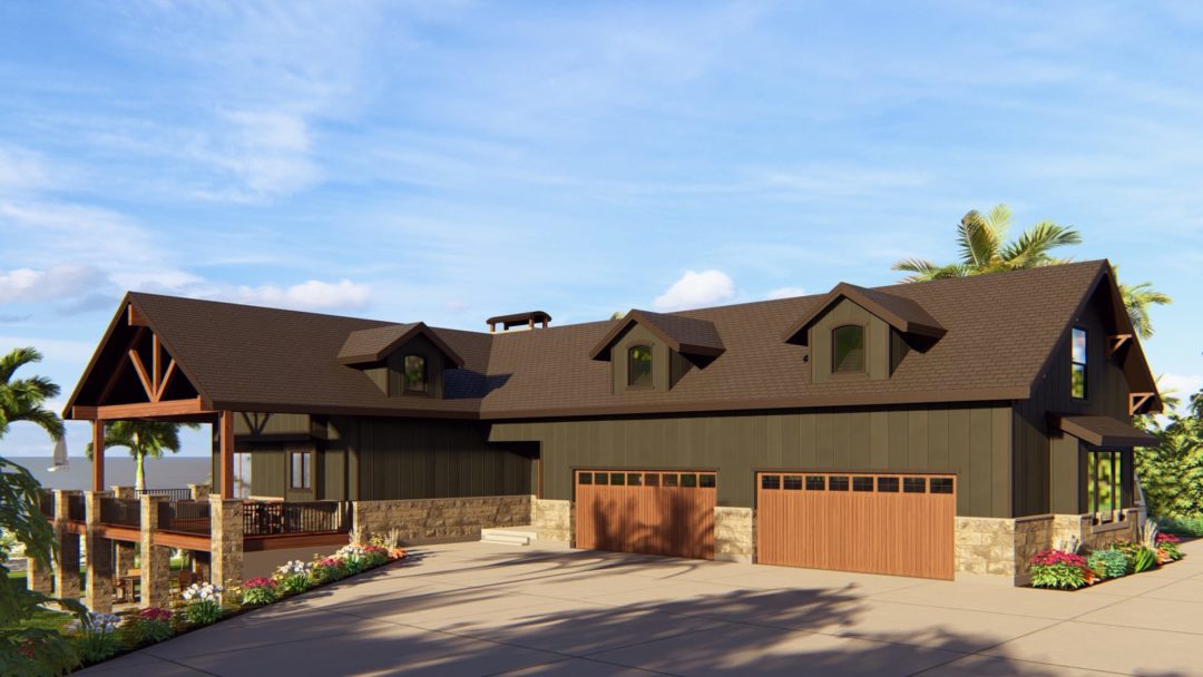 Bear Lake - Craftsman House Plan Rendering