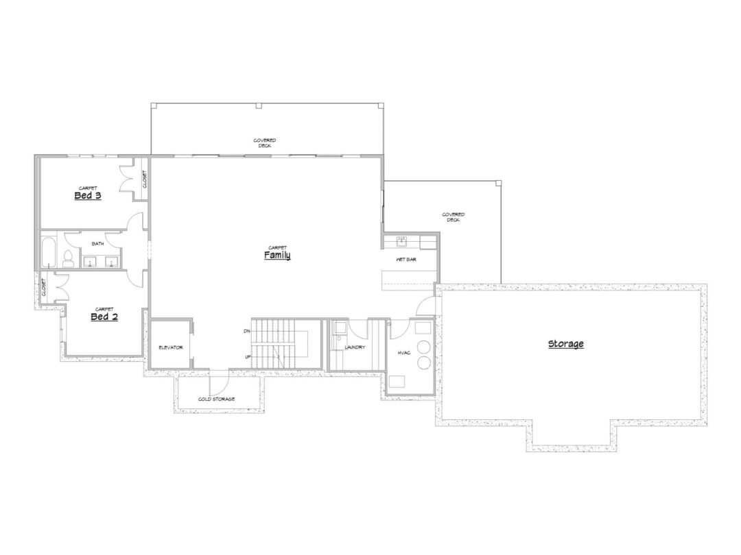 Evergreen Lower Level House Plan