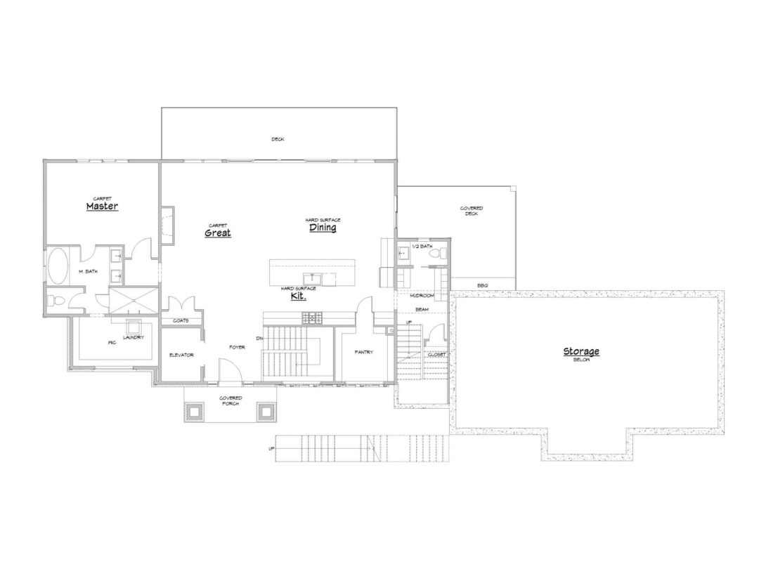 Evergreen Main Level House Plan