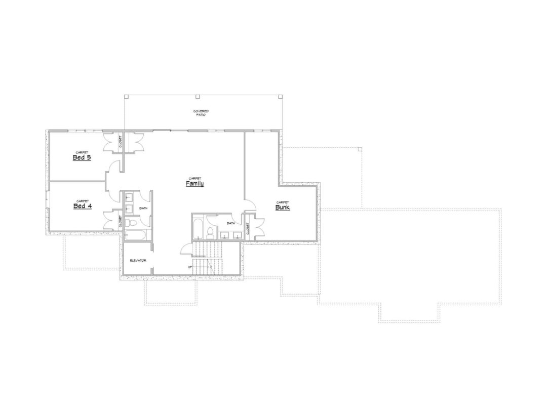 Evergreen Sub Level House Plan