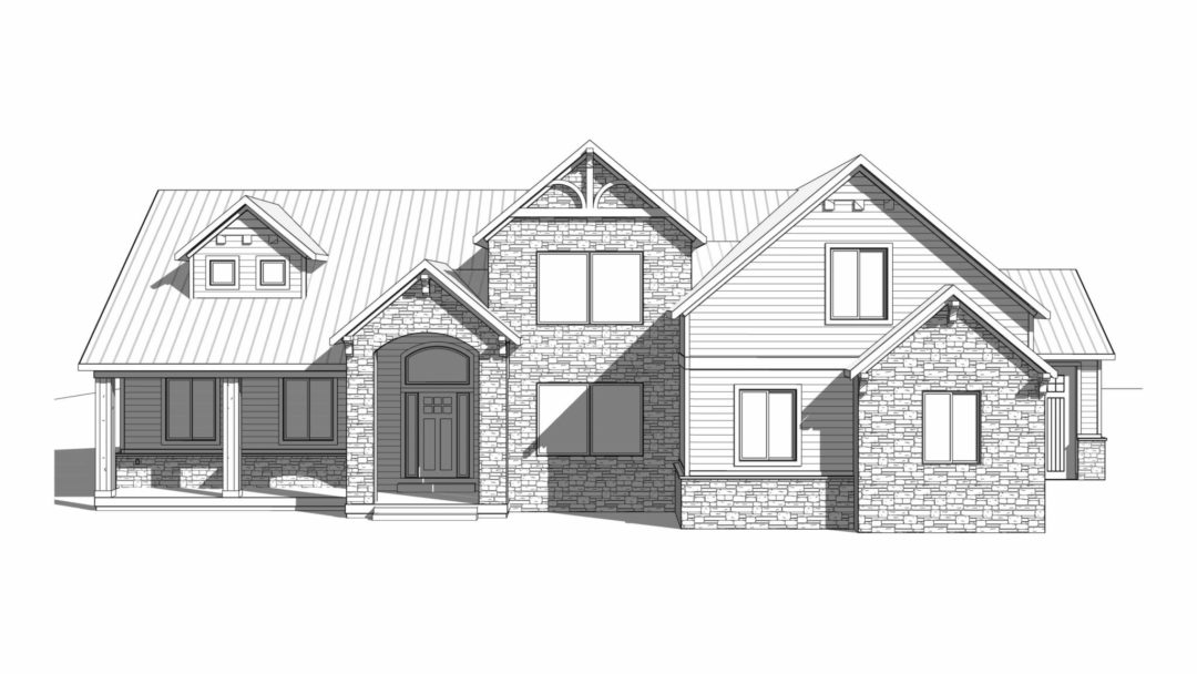 Admont Abbey Rendering House Plan