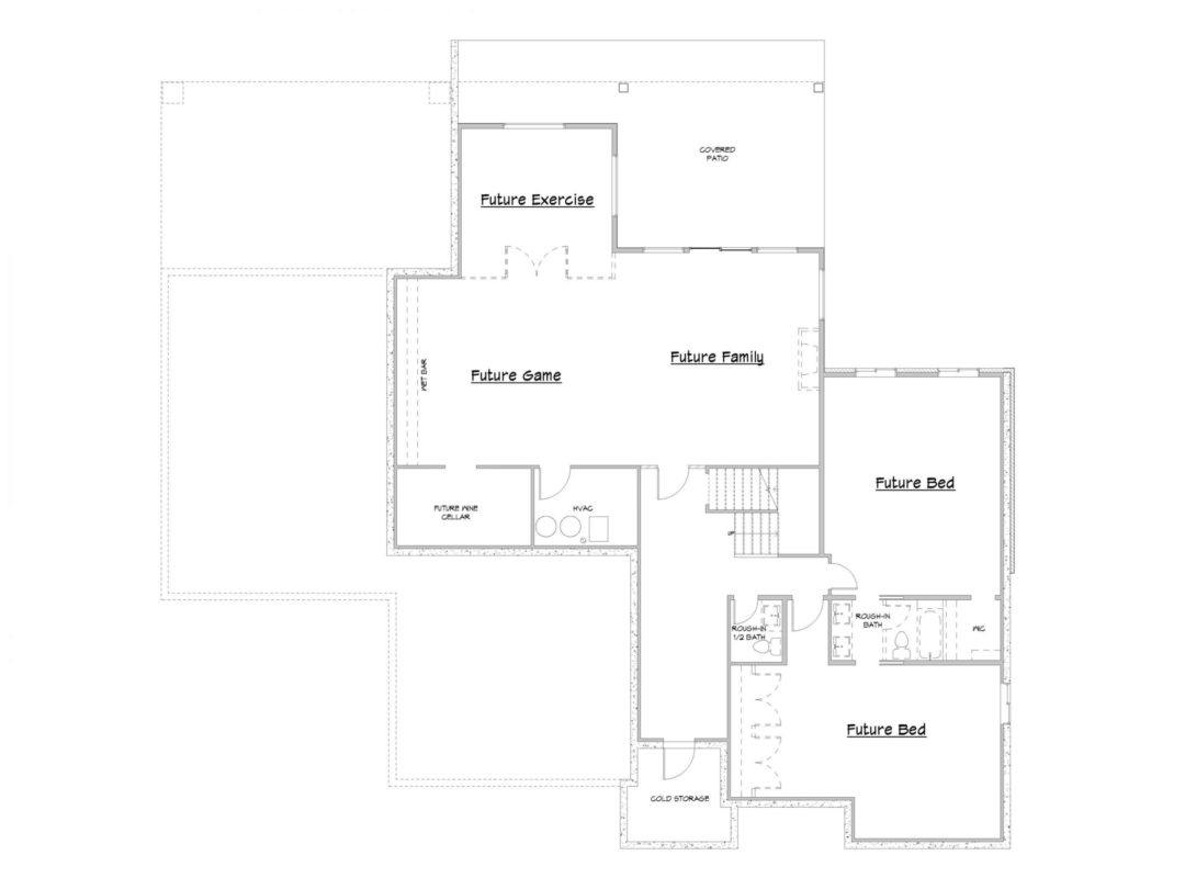 Canyon Springs Lower Level House Plan