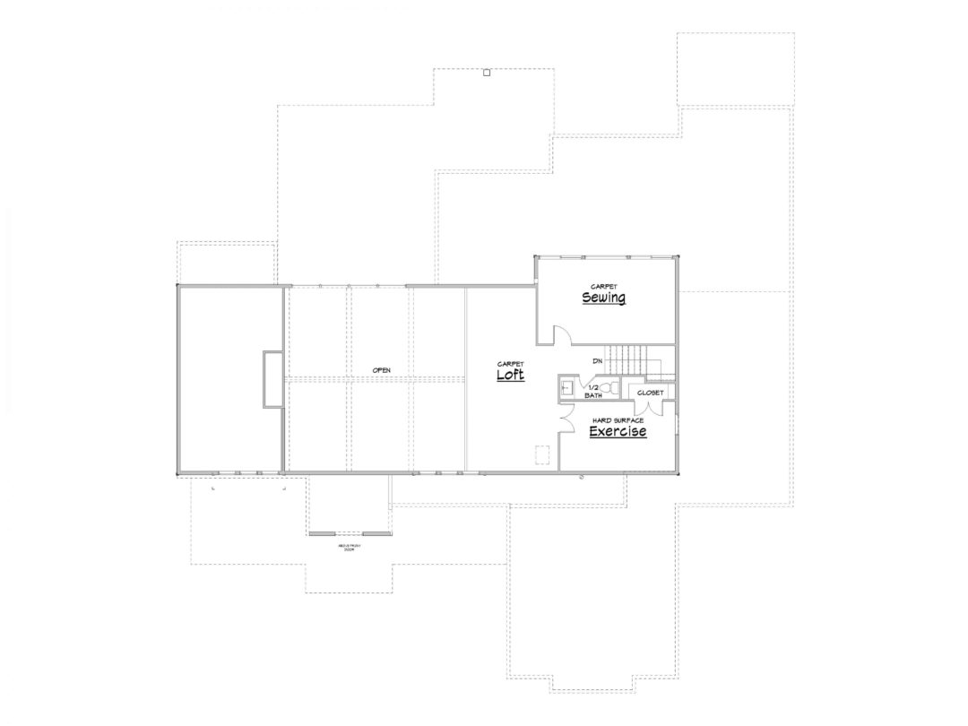 Cascade Springs Upper Level House Plan