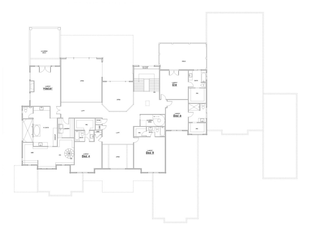 North Canyon Upper Level House Plan