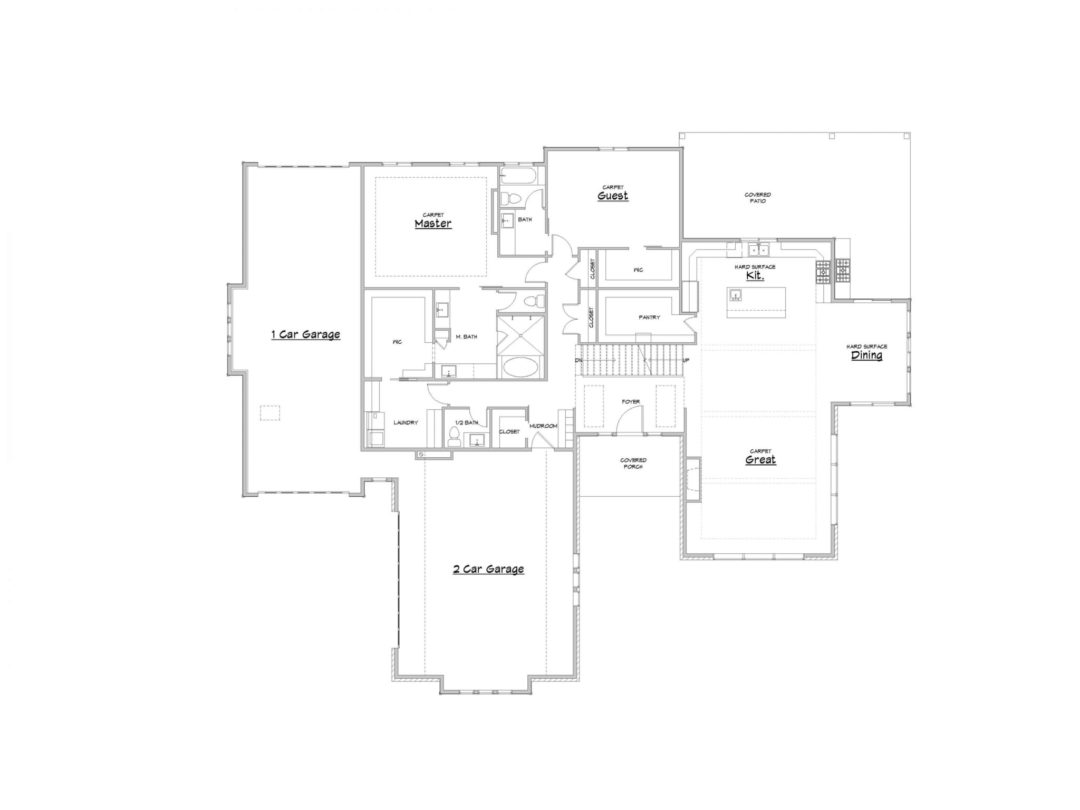 Rose Canyon Main Level House Plan