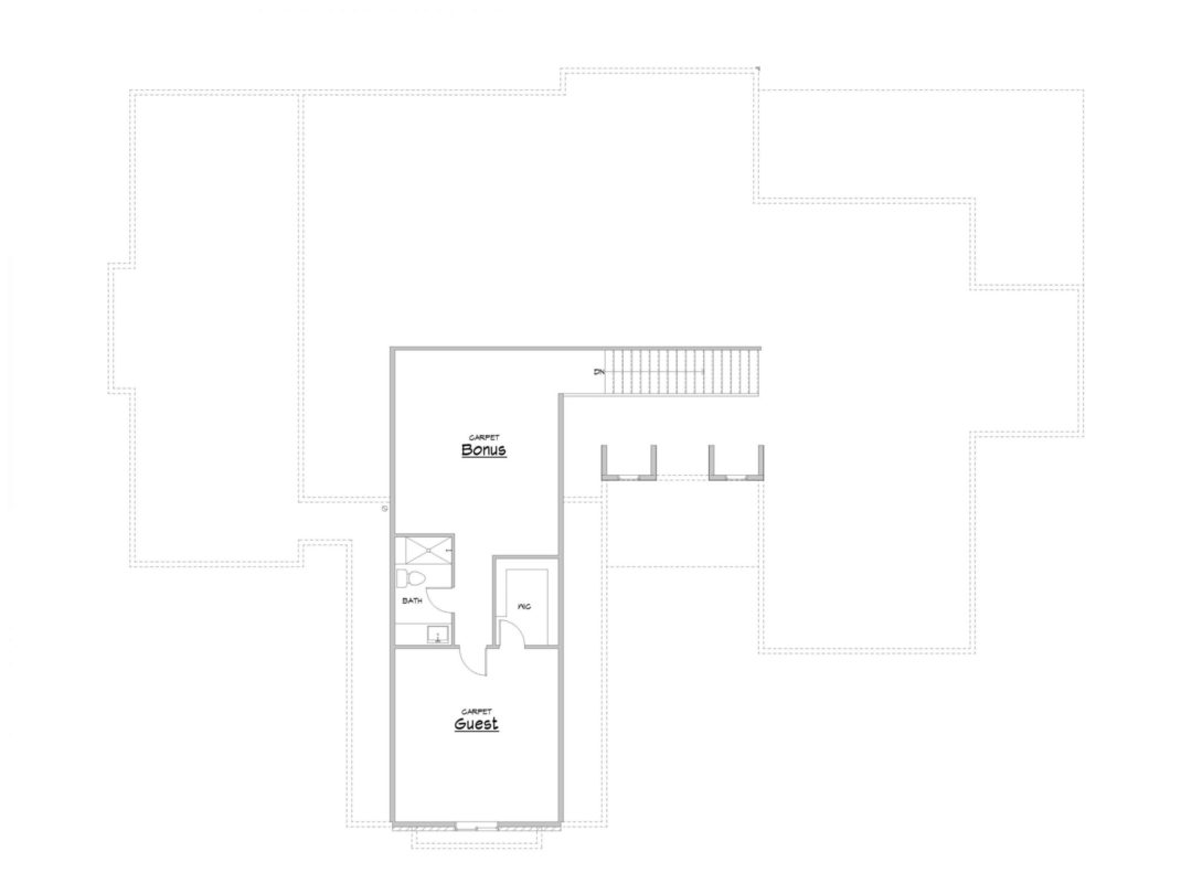 Rose Canyon Upper Level House Plan