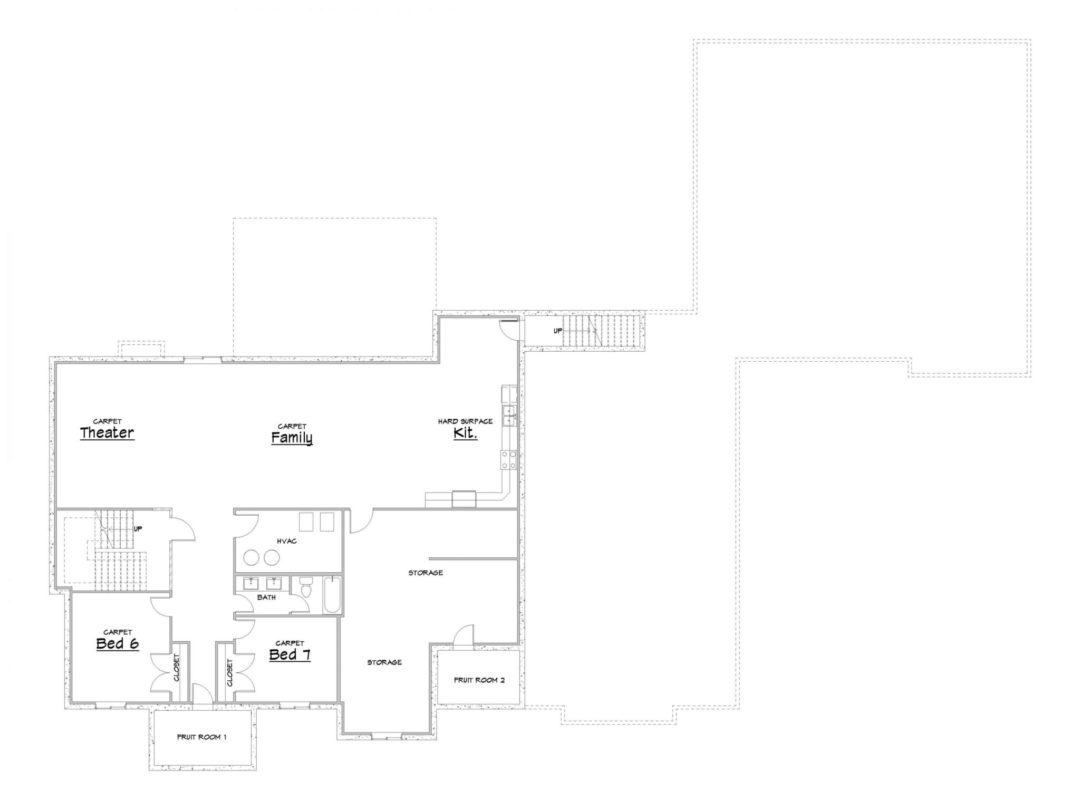 Silver Hollow Lower Level House Plan