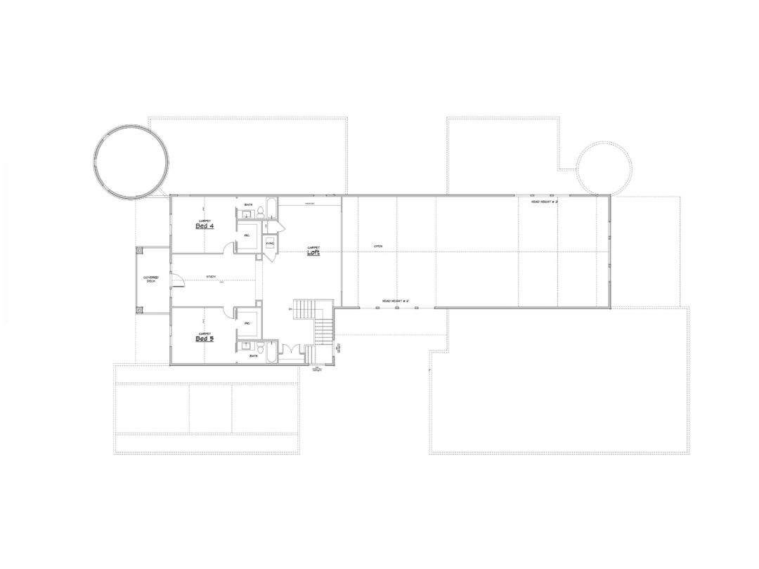 White Springs Upper Level House Plan