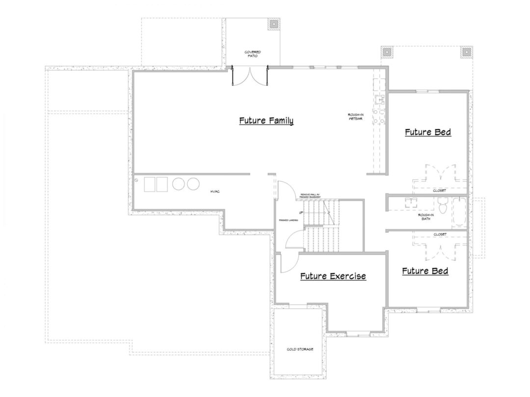 Cedar Ridge Lower Level House Plan