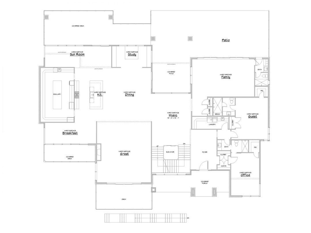 Glacier Pointe Main Level House Plan