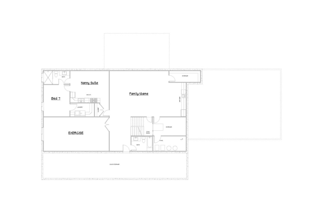 Bluegrass Upper Level House Plan