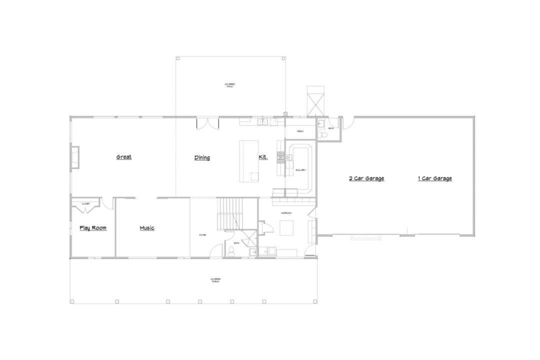 Bluegrass Main Level House Plan