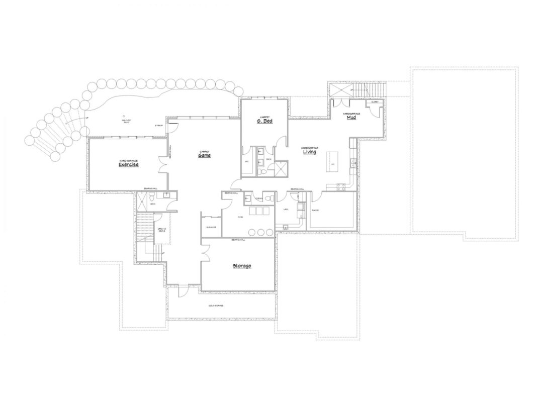 Stonehill Lower Level House Plan