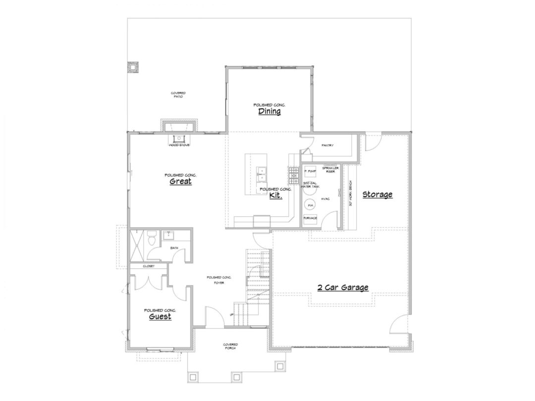 Alpine Slopes House Plan Main Level