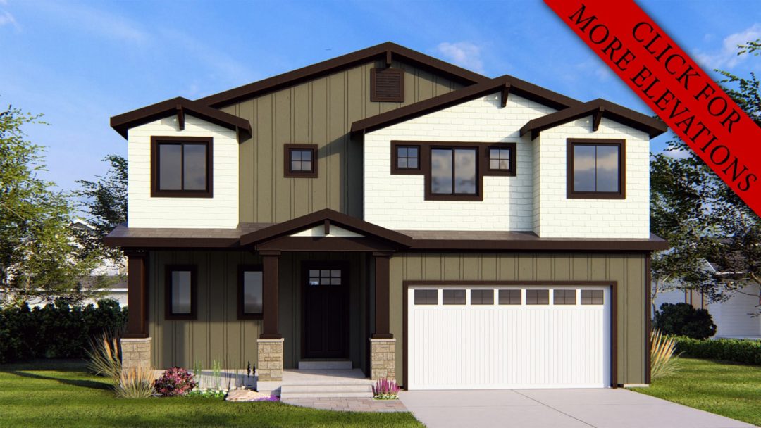 Montgomery - Craftsman House Plan Rendering