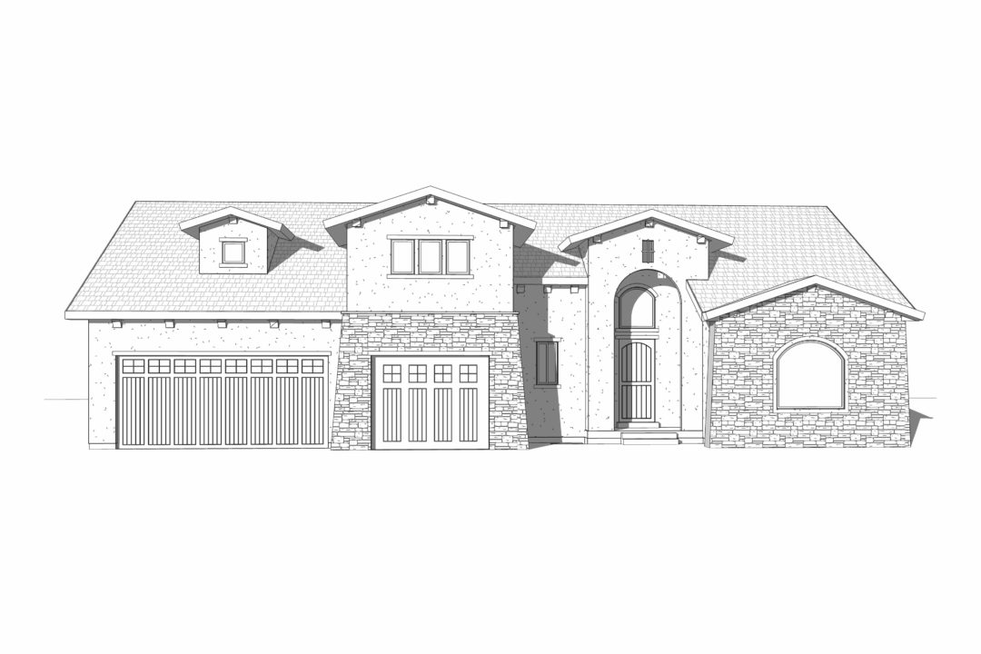 Porredo House Plan Elevation